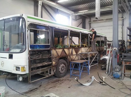 Ремонт автобусов, замена стекол, ремонт кузова стоимость ремонта и где отремонтировать - Симферополь