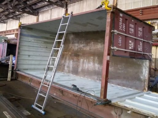 Ремонт сухогрузных и рефрижераторных контейнеров стоимость ремонта и где отремонтировать - Симферополь