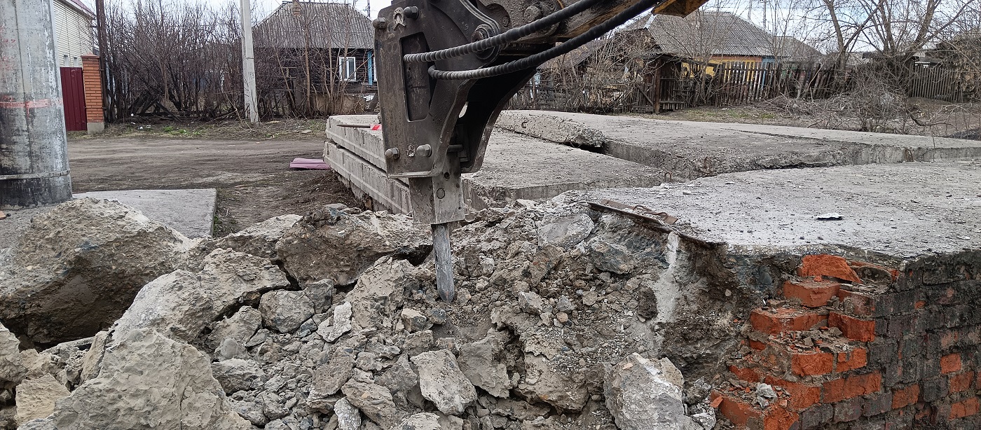 Услуги и заказ гидромолотов для демонтажных работ в Старом Крыме