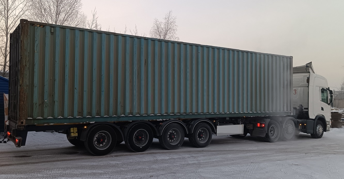 Контейнеровоз для перевозки контейнеров 20 и 40 футов в Саках